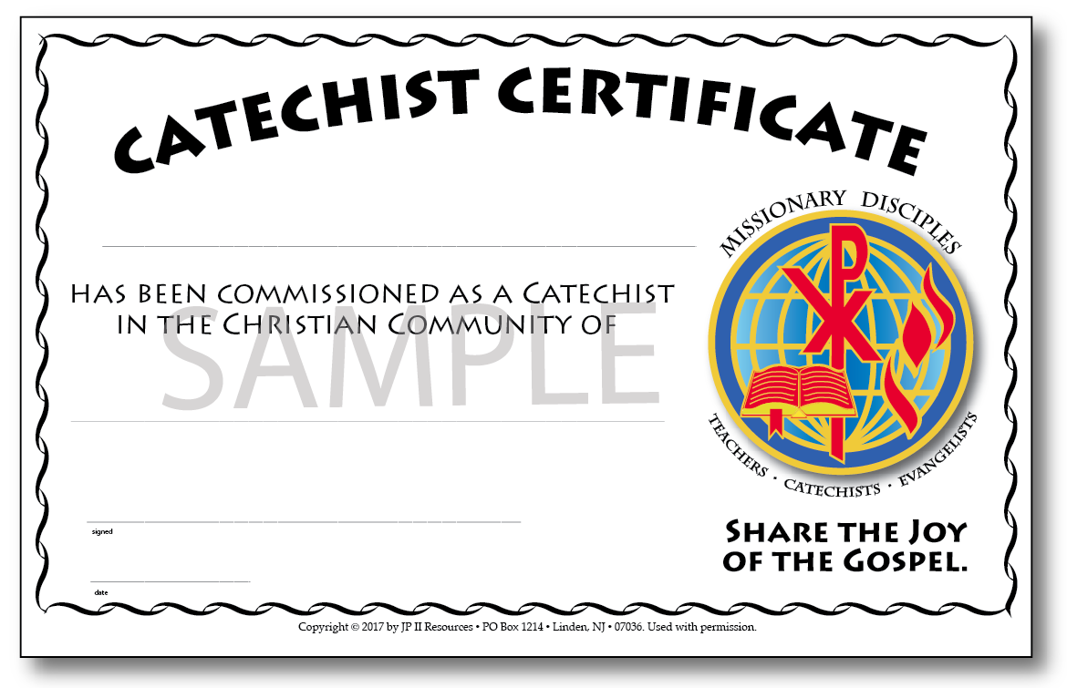Catechist Certificate
